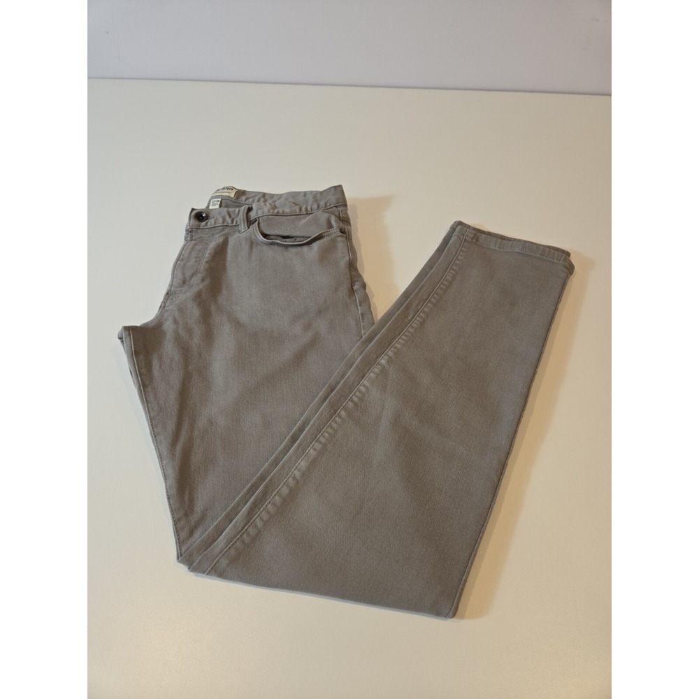 Todd Snyder Slim Fit 5-Pocket Chino Light Gray 32x34 Jeans